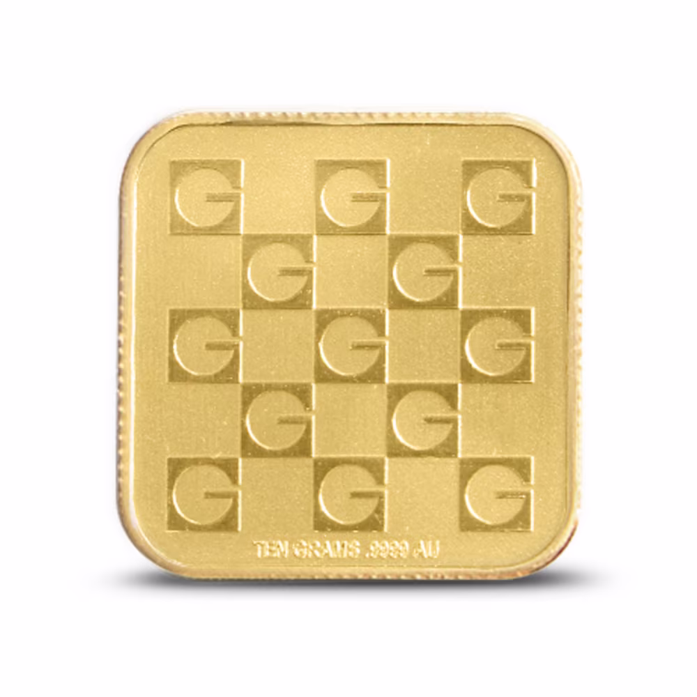 10 Gram GOLD.COM Square Gold Bar (New w/ Assay)
