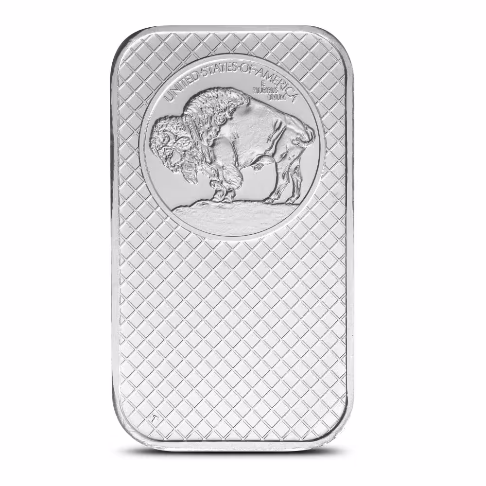1 oz SilverTowne Buffalo Silver Bar (New)