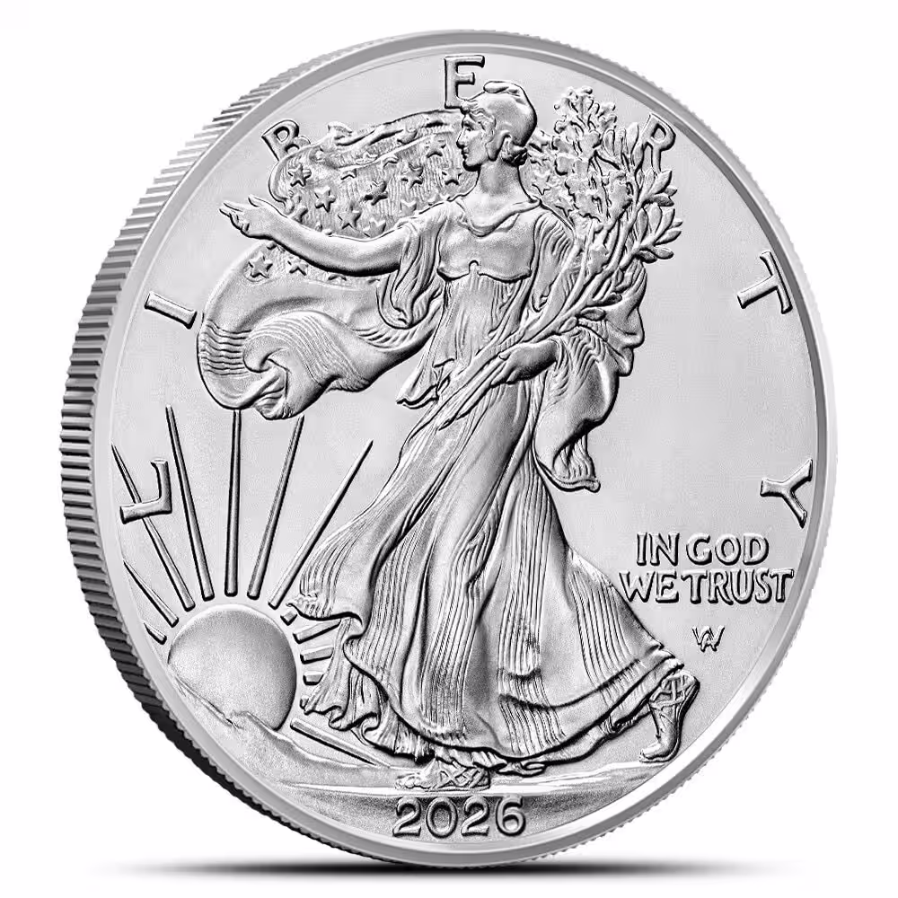 2026 1 oz American Silver Eagle Coin (BU)