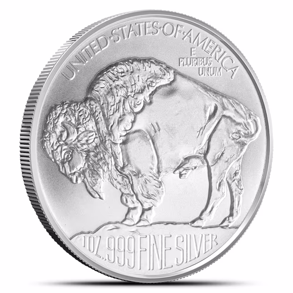 1 oz SilverTowne Buffalo Silver Round (New)