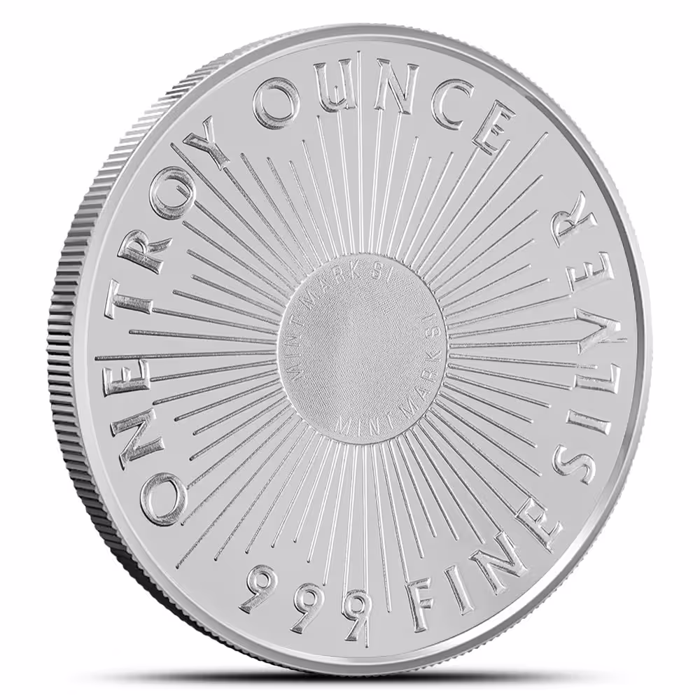 1 oz Sunshine Silver Round (New, MintMark SI)