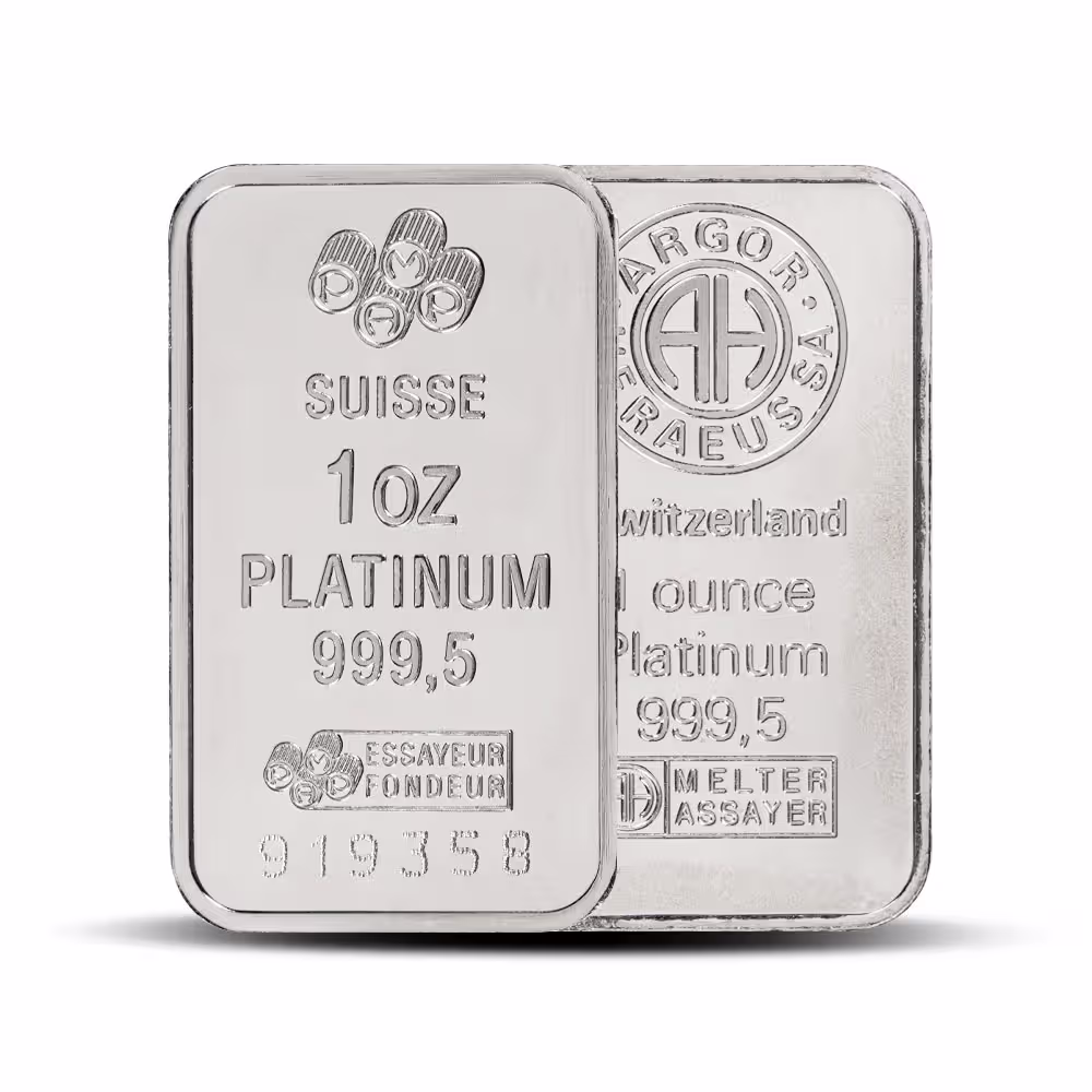 1 oz Platinum Bar (Varied Condition, Any Mint)