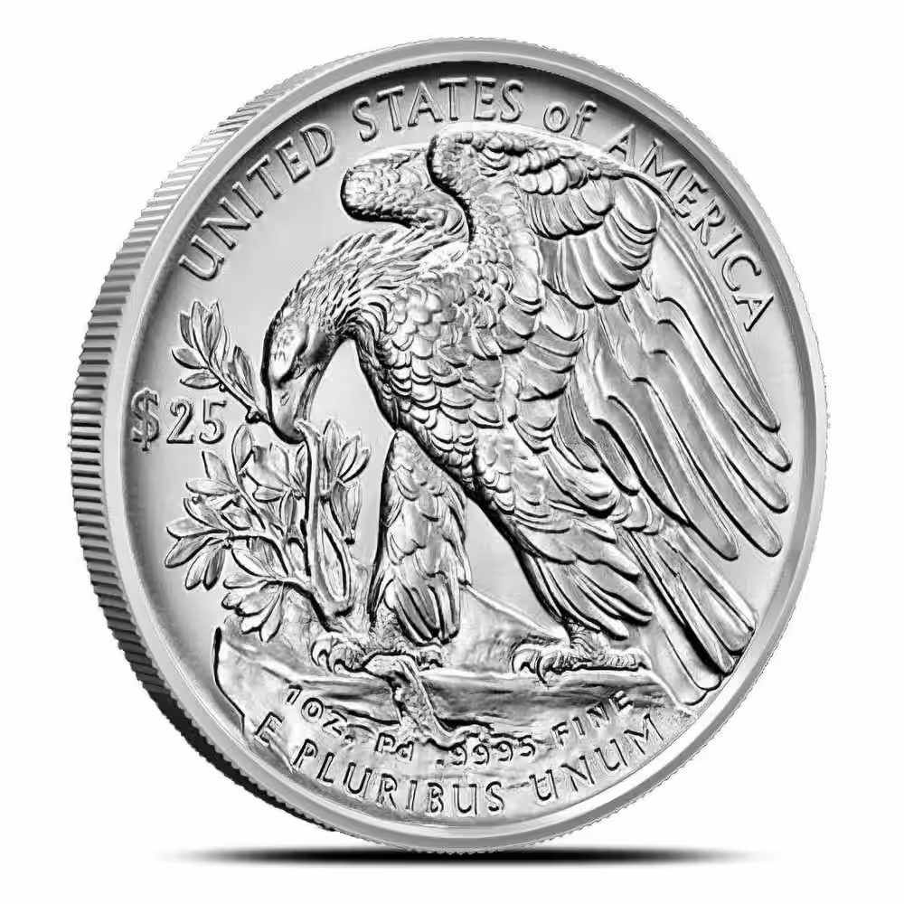 1 oz American Palladium Eagle Coin (Mixed Types, Random Year, Varied Condition)