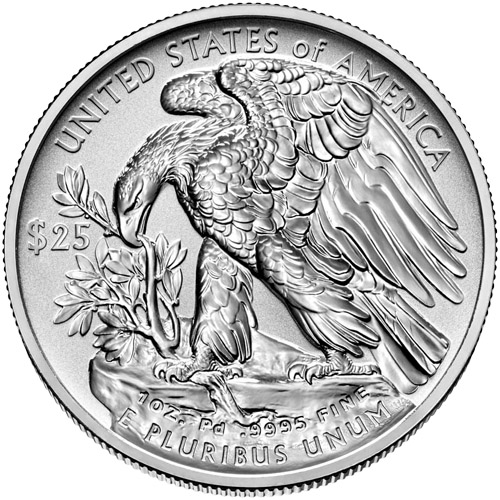 2018-W 1 oz Proof American Palladium Eagle Coin (Box + CoA)