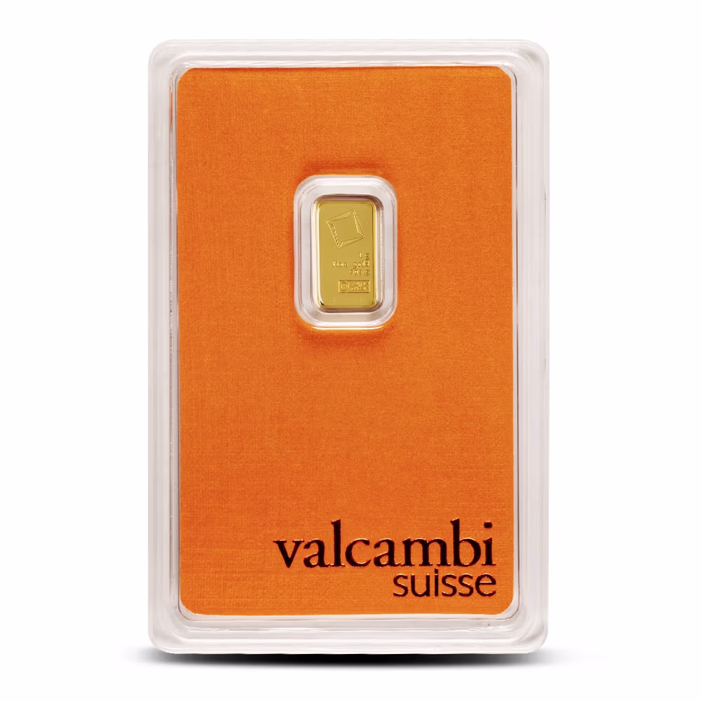 1 Gram Valcambi Gold Bar (New w/ Assay)