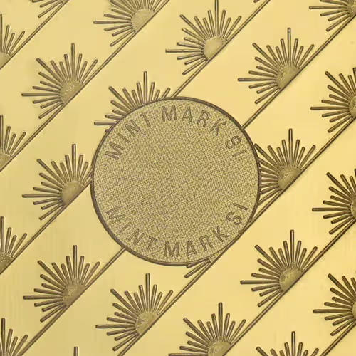 1 Gram Sunshine Gold Bar (New w/ Assay, MintMark SI) Product image
