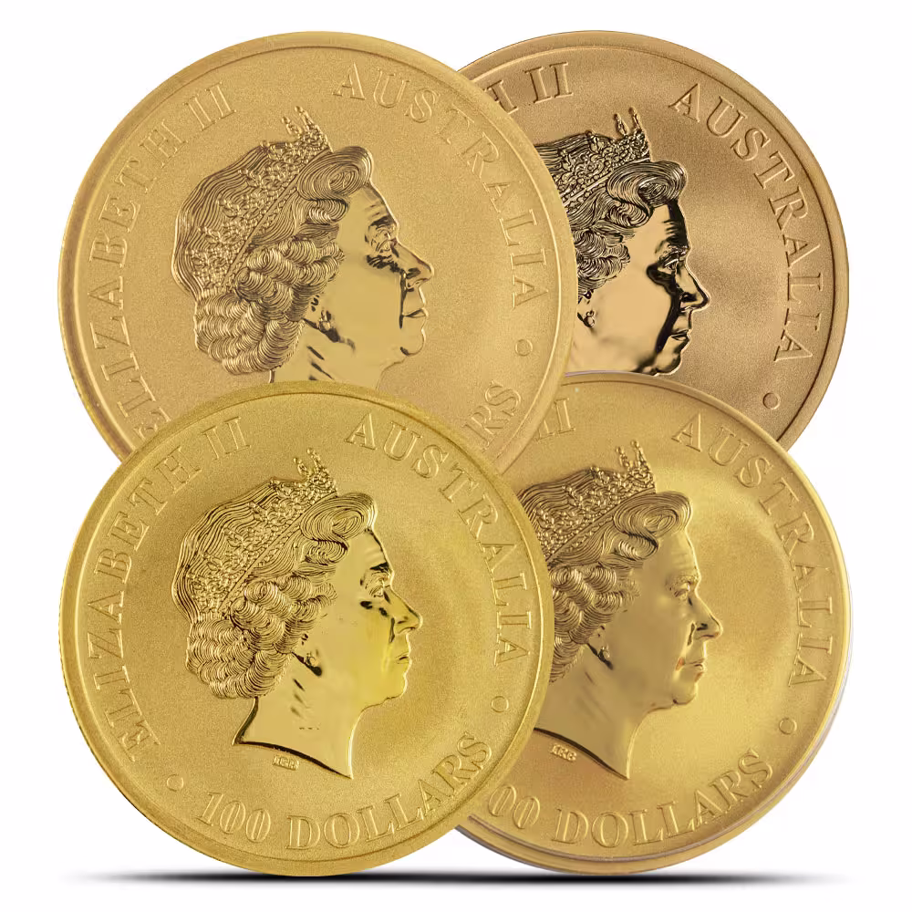 1 oz Australian Gold Kangaroo Coin (Random Year, BU)