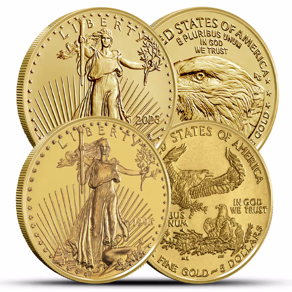 1/10 oz American Gold Eagle Coin (Random Year)