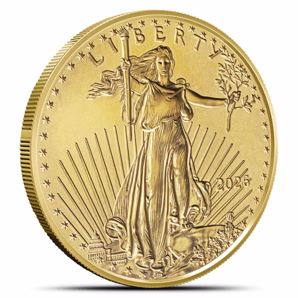 2026 1/10 oz American Gold Eagle Coin (BU)