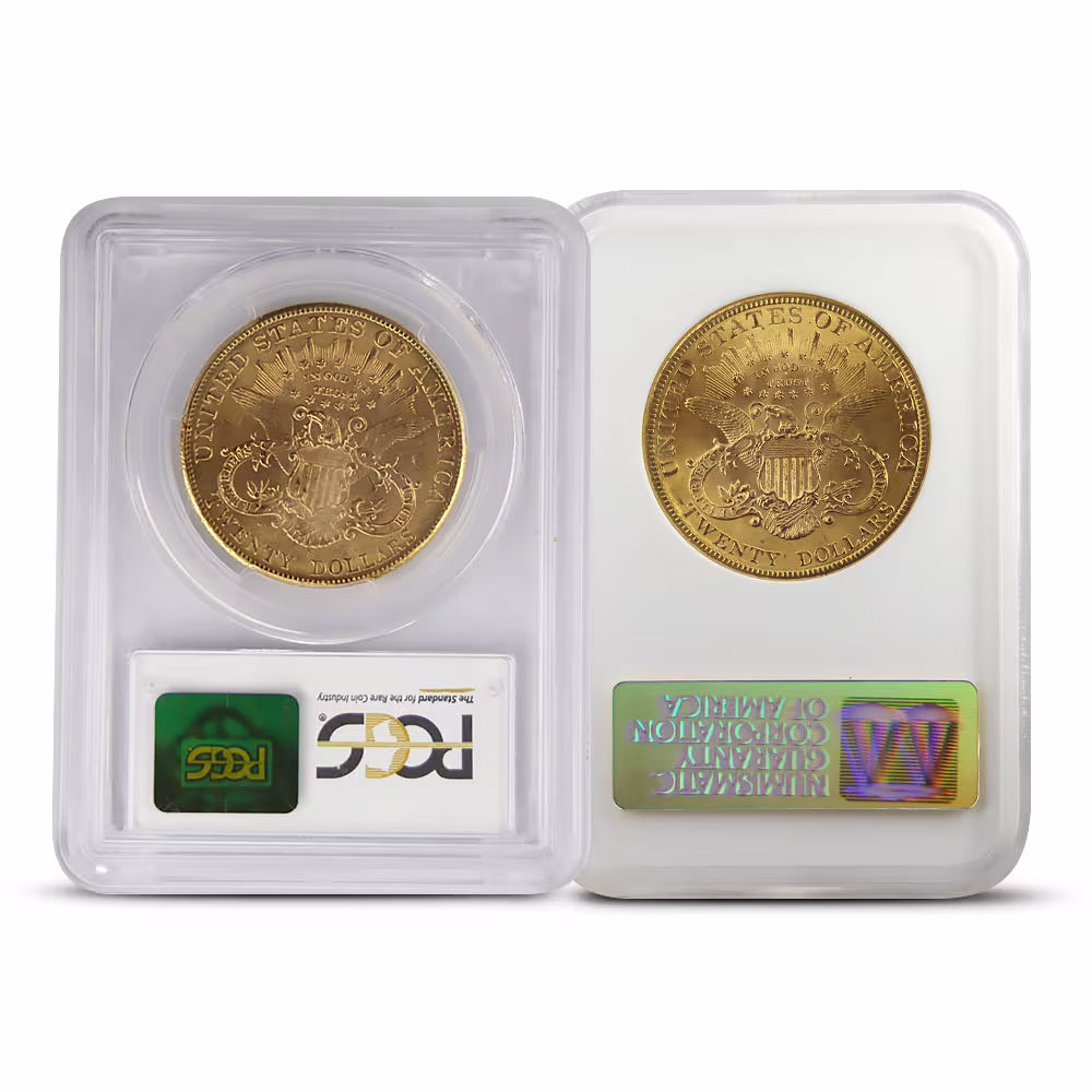 Pre-33 $20 Liberty Gold Double Eagle Coin MS62 (PCGS or NGC)