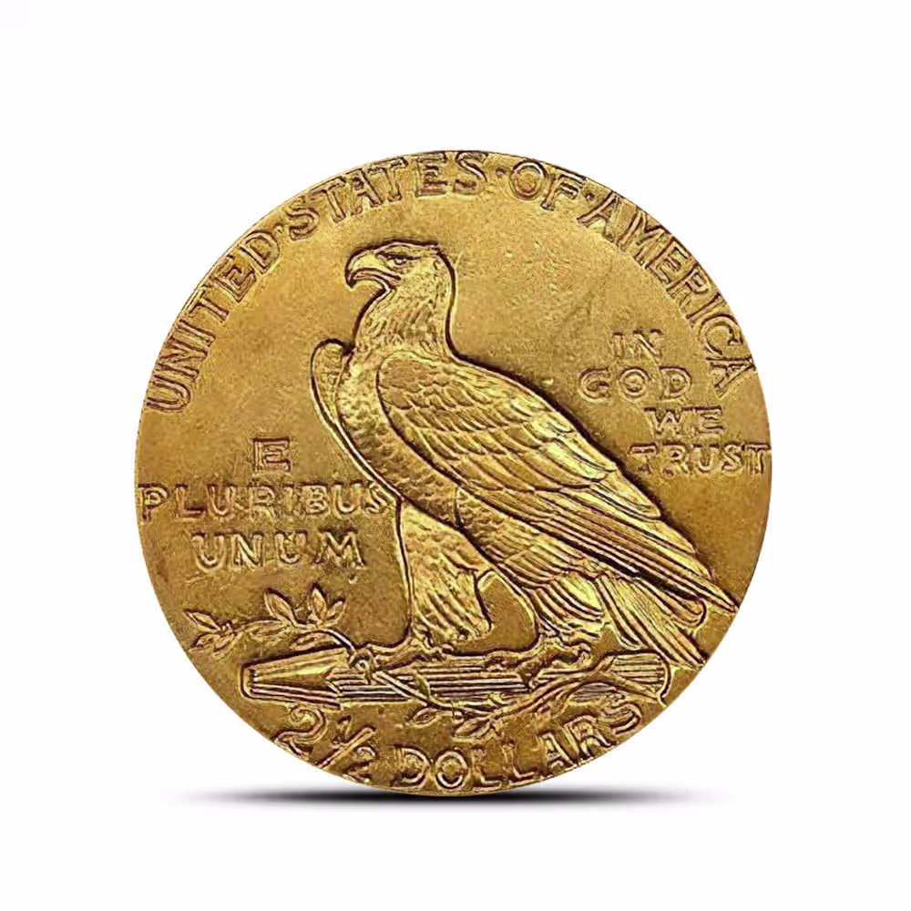 Pre-33 $2.50 Indian Gold Quarter Eagle Coin (Cleaned)