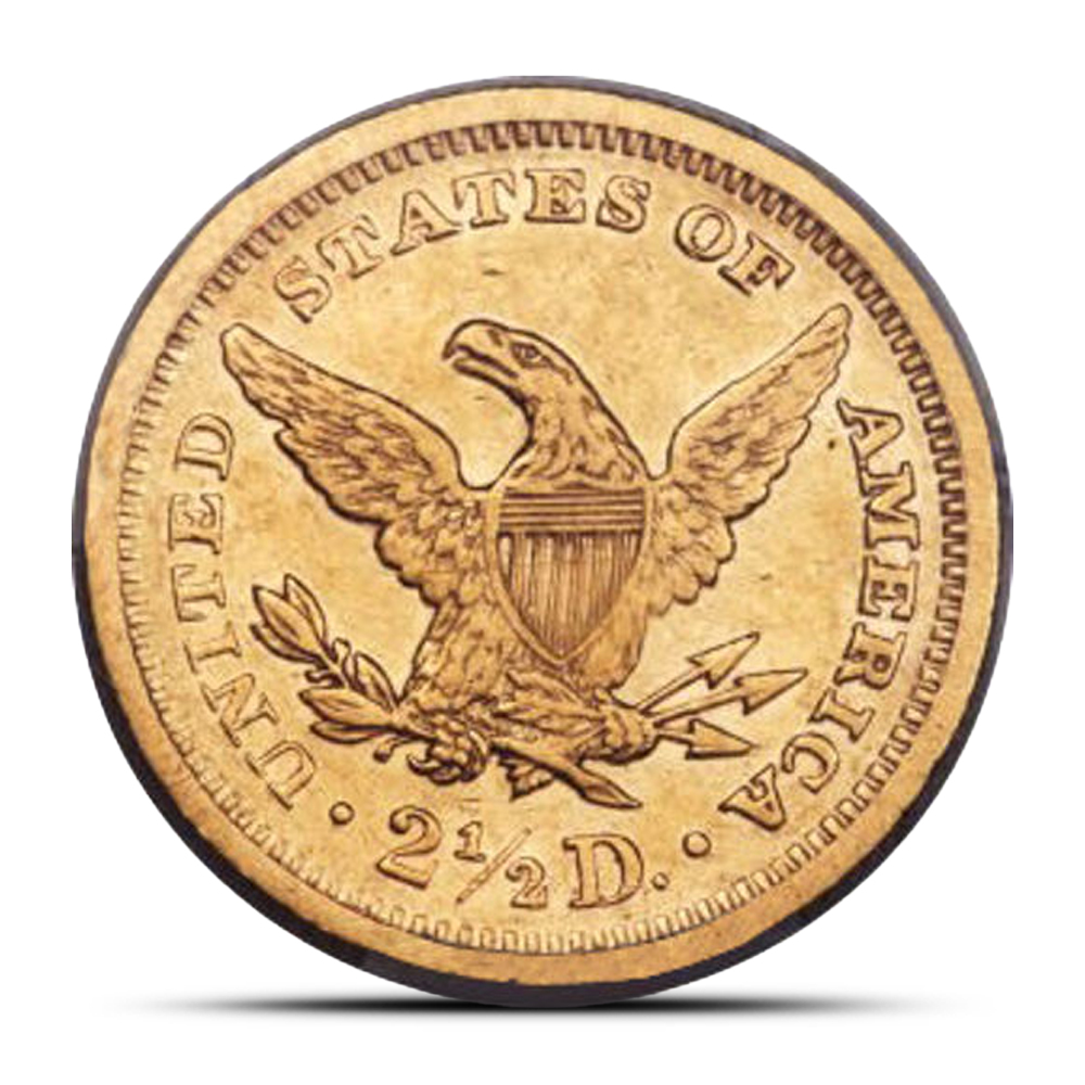 Pre-33 $2.50 Liberty Gold Quarter Eagle Coin (XF)
