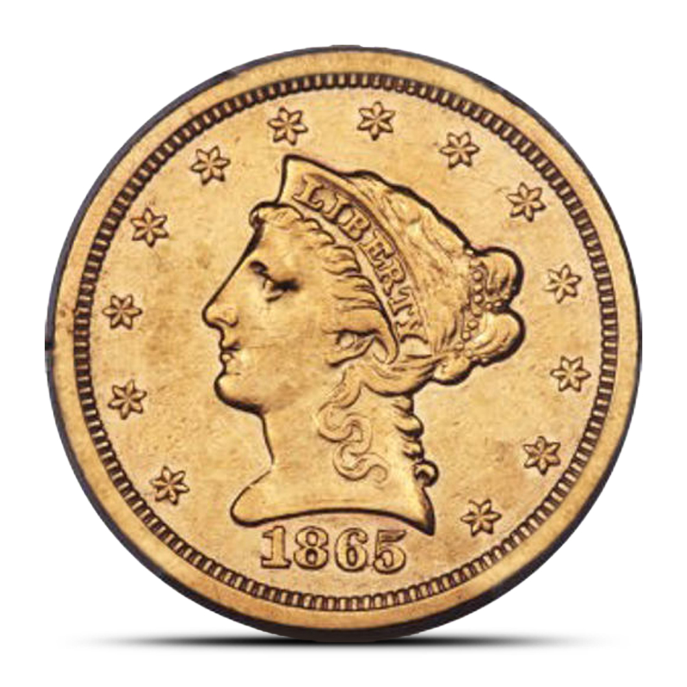 Pre-33 $2.50 Liberty Gold Quarter Eagle Coin (XF)