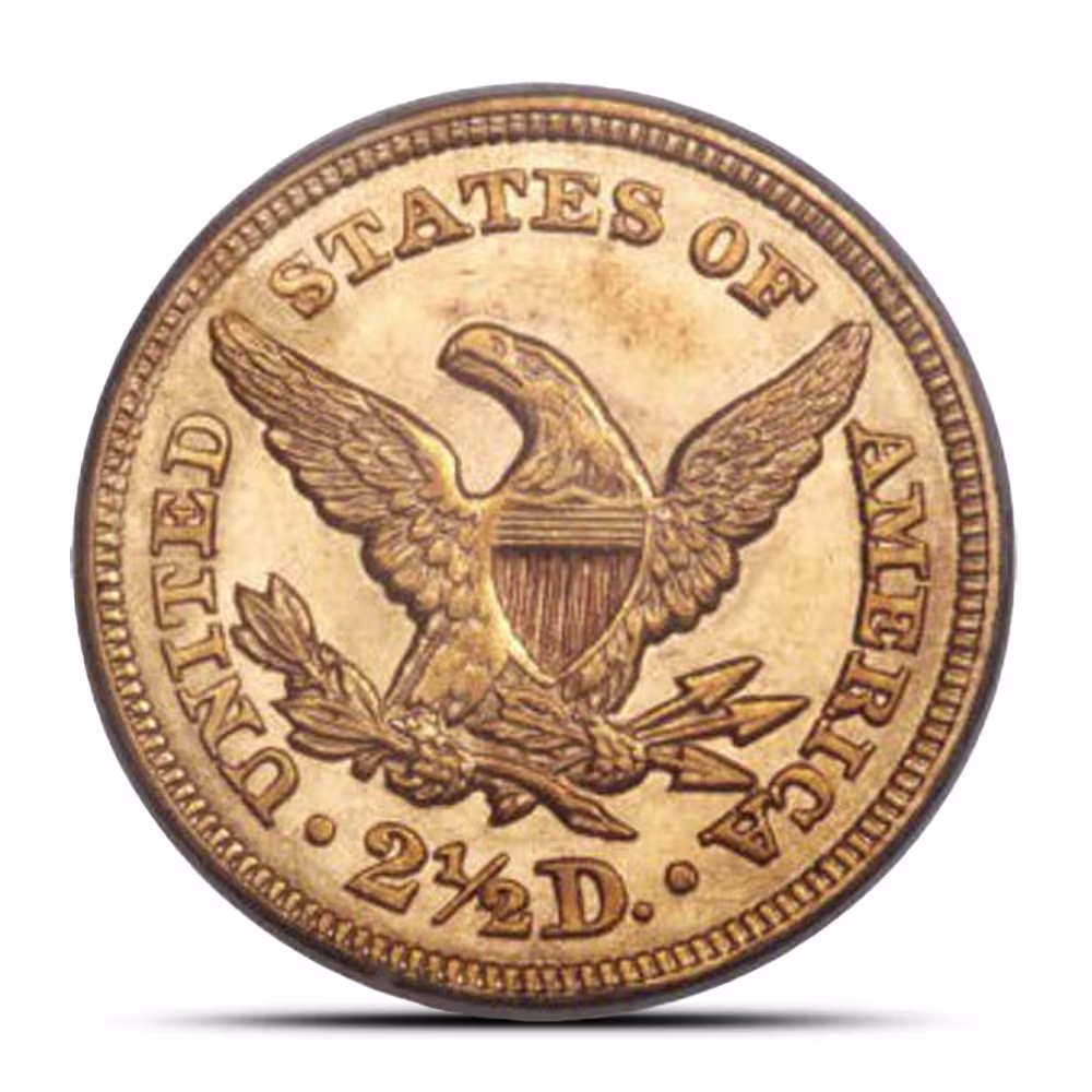 Pre-33 $2.50 Liberty Gold Quarter Eagle Coin (AU)