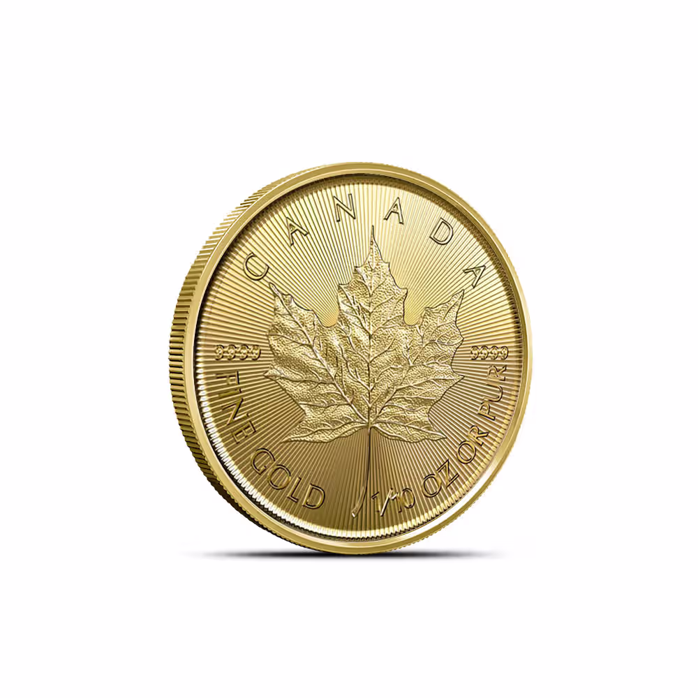 2022 1/10 oz Canadian Gold Maple Leaf Coin (BU)
