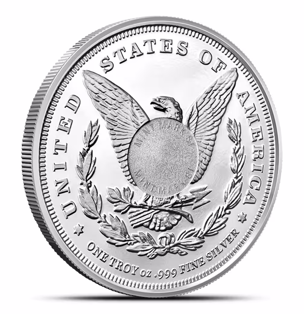 1 oz Sunshine Morgan Silver Round (New, MintMark SI)