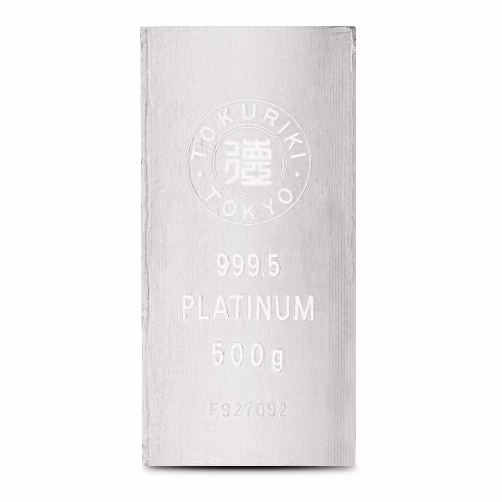 500 Gram Platinum Bar (Varied Condition, Any Mint)
