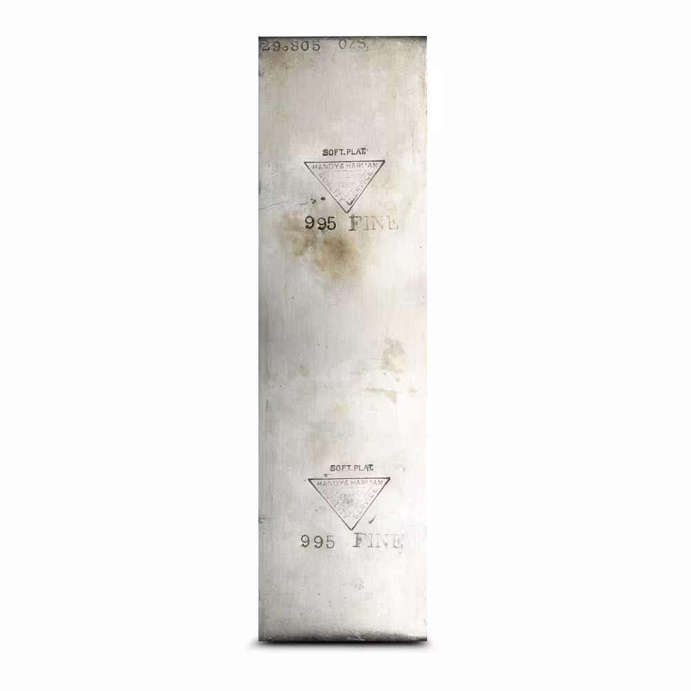 29.805 oz Handy & Harman Platinum Bar