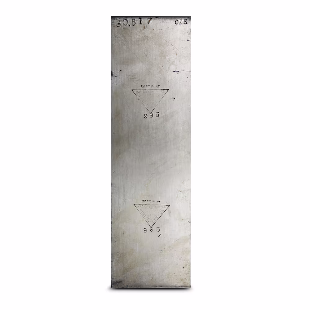 30.517 oz Handy & Harman Platinum Bar