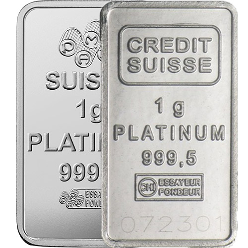 1 Gram Platinum Bar (Varied Condition, Any Mint)